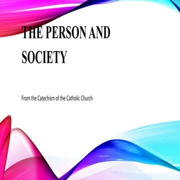 Person in the society