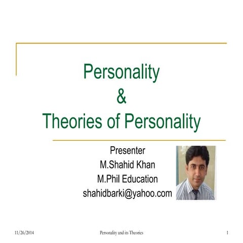 Personlality theories