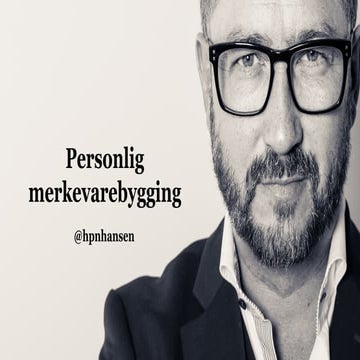 Personlig merkevarebygging