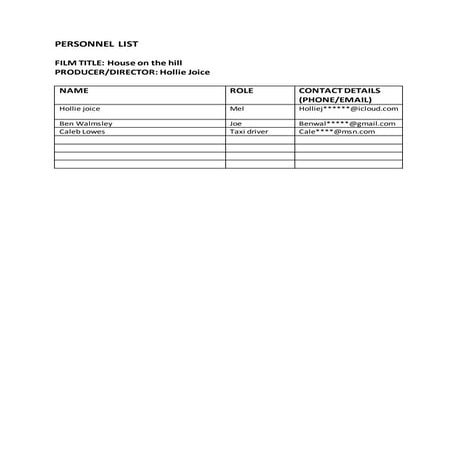 Scriptwriting assignment | DOCX