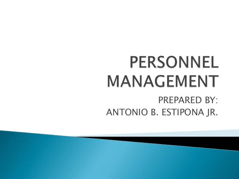 personnel management book pdf free