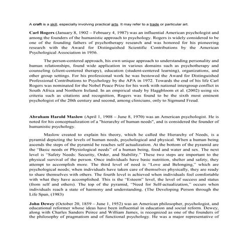 Persons involve curriculum