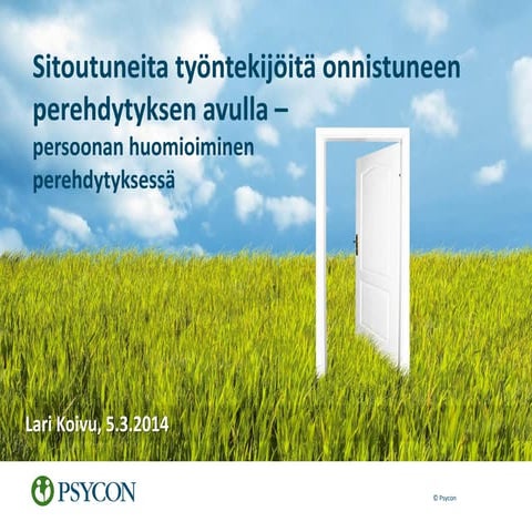 Persoonan huomioiminen perehdytyksessä