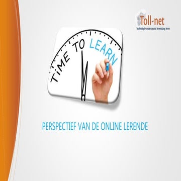 Perspectief van de online lerende