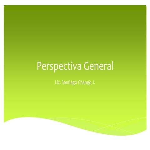 Perspectiva general
