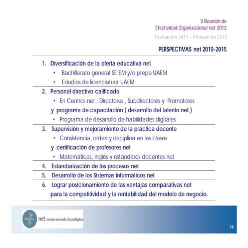 PERSPECTIVAS NET 2012