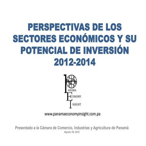 Perspectivas de los sectores económicos de Panamá 2012-2014