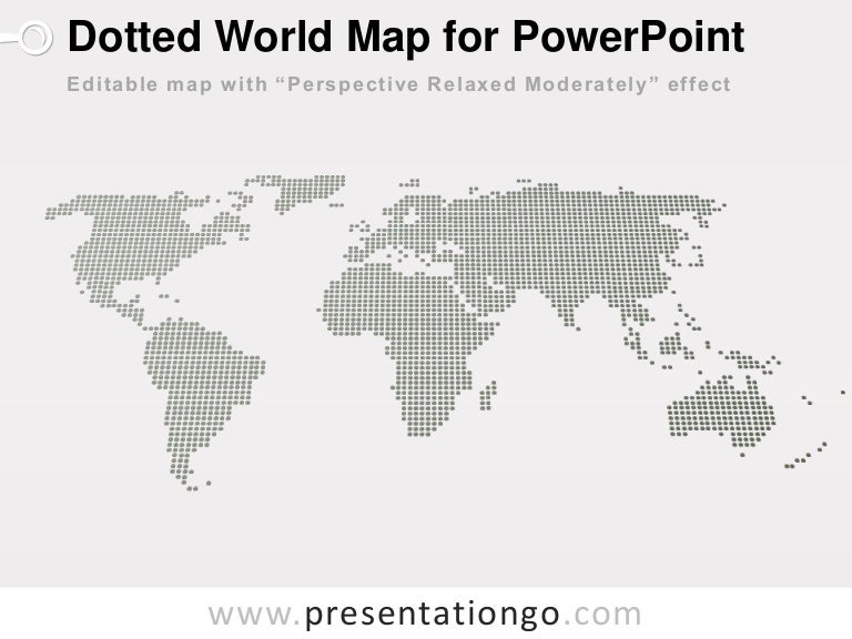 Perspective Dotted World Map P Go 4 3 Perspective Dotted World Map P Go 4 3