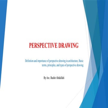 PERSPECTIVE DRAWING, SOCIOGRAPHY AND RENDERING TECHNIQUES.pptx