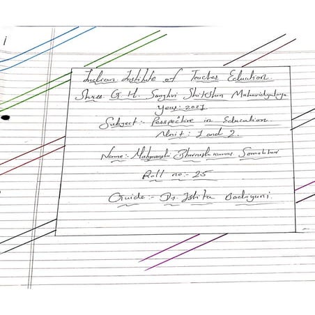 Perspective In Education Pdf