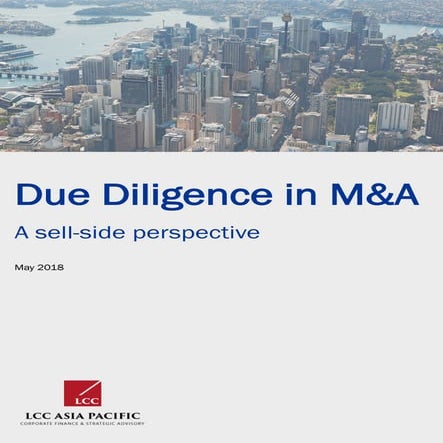 Perspective on Sell Side Due Diligence 