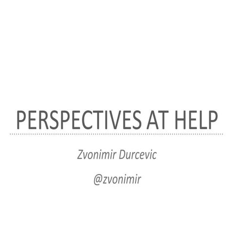 Perspectives At Help