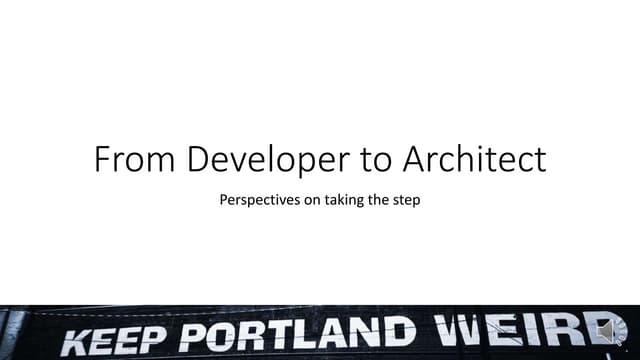 Perspectives on salesforce architecture   Forcelandia talk 2017