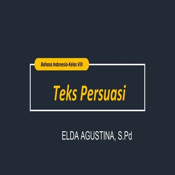 presentasi teks persuasif kelas 8 bahasa indonesia