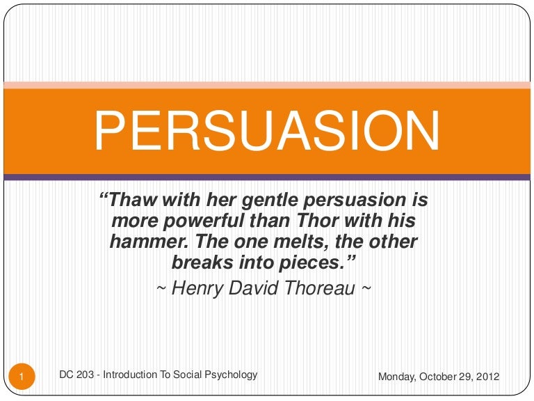 Persuasion Persuasion