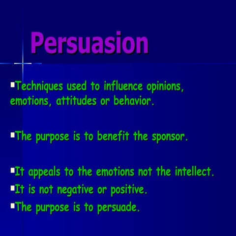 Persuasive