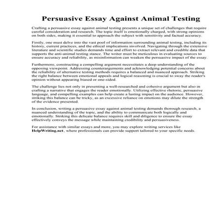 Persuasive Essay Against Animal Testing.pdf