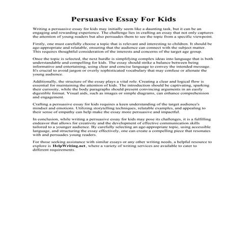 Persuasive Essay For Kids.pdf