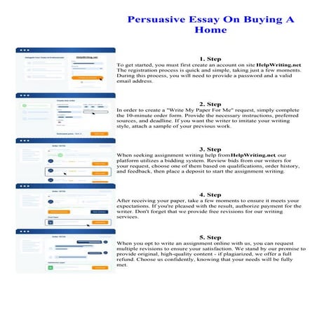 Persuasive Essay On Buying A Home
