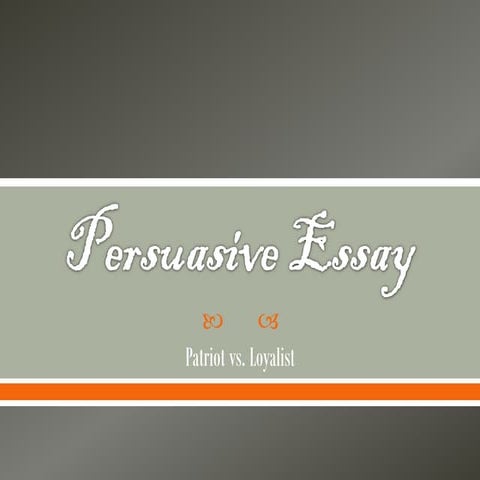 Revolutionary War Essay