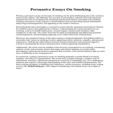 Persuasive Essays On Smoking.pdf