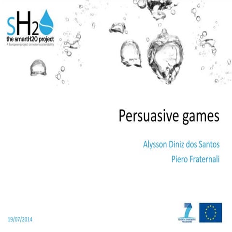 Persuasive games - concept, state of the art and issues on sustainability app...
