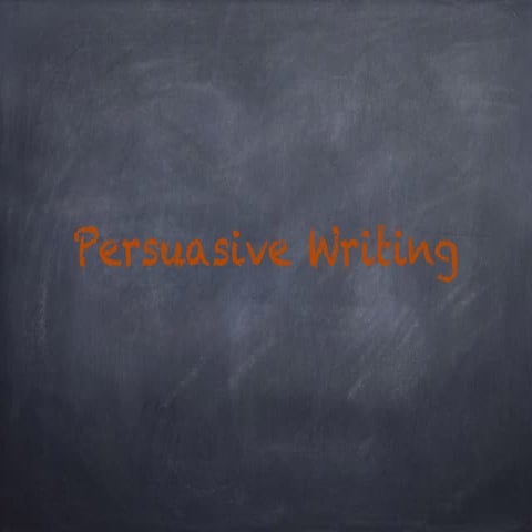 Persuasive speech