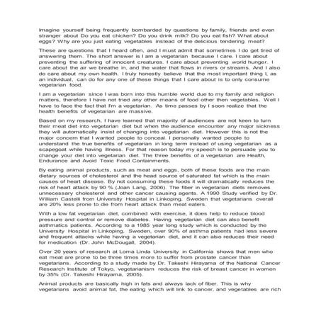 Persuasive Speech Sample Docx