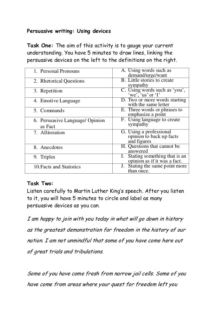 persuasive writing worksheet