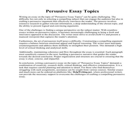 Persusive Essay Topics.pdf