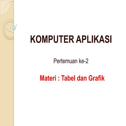 Pert. 2 komputer aplikasi