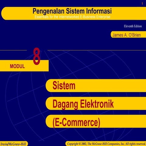 Sistem Dagang Elektronik E-commerce