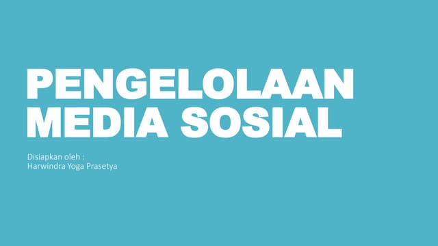 Social Media Management 