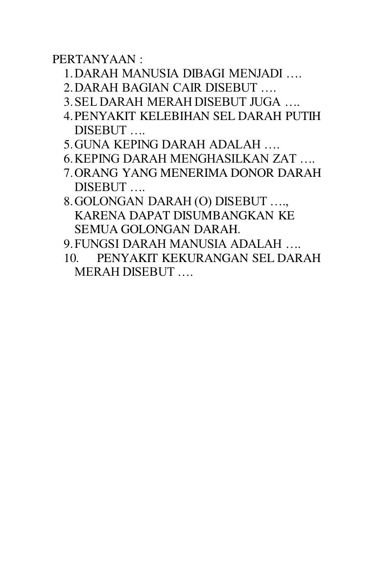 Penyakit Kelebihan Sel Darah Putih - Salam Sehat