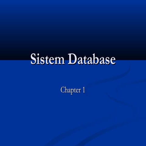 Sistem DataBase