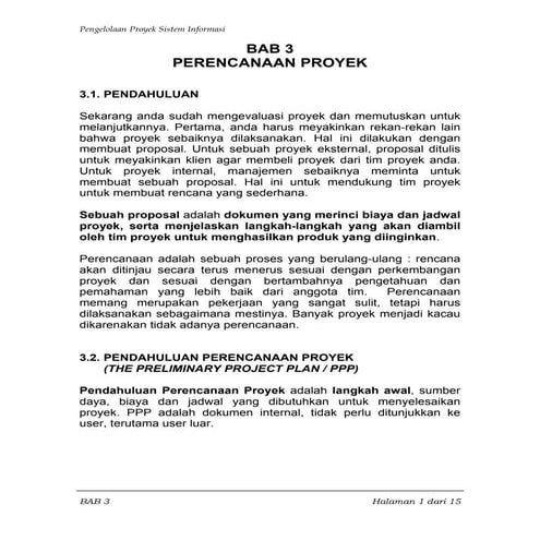 Pertemuan 03   perencanaan proyek