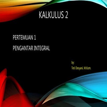 Pertemuan 1