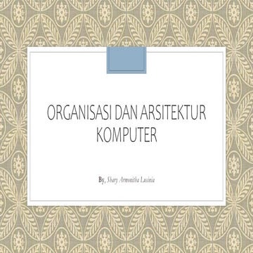 Pertemuan 1_Organisasi dan Arsitektur Komputer