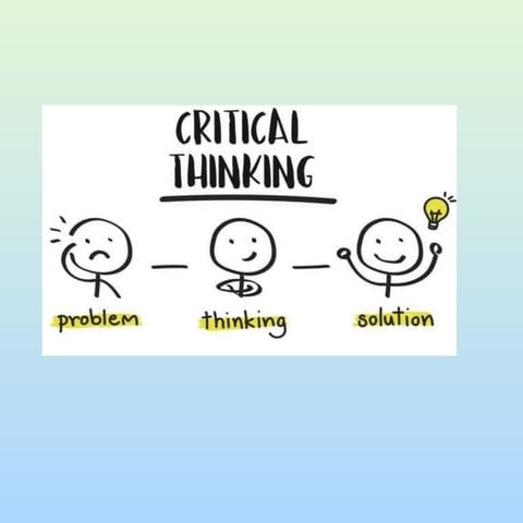 Critical Thinking Problem Thinking Solution Pptx