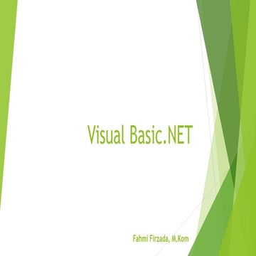 Sejarang Singkat Bahasa Basic dan Cikal Bakal VB.NET