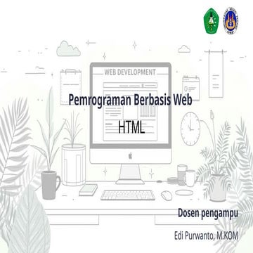 Pemrograman Berbasis Web: Panduan Lengkap Pengenalan dan Praktik HTML ...