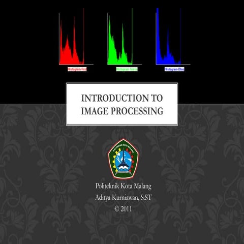 Pertemuan 1. introduction to image processing | PDF