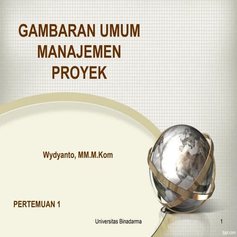Manajemen Proyek it | PPT