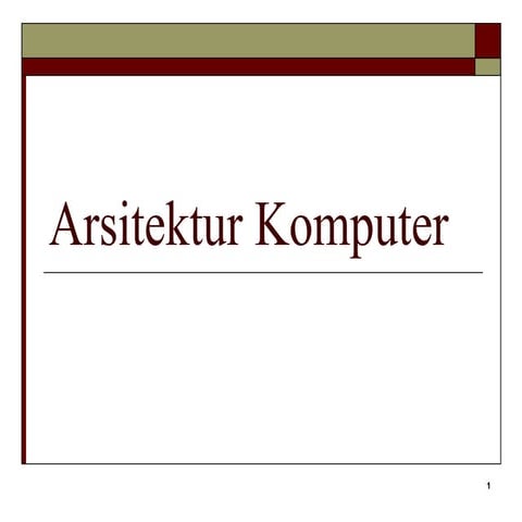 Pertemuan 10 storage arsitektur