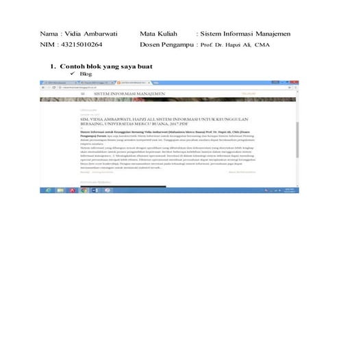 (15) SIM, Vidia Ambarwati, Hapzi Ali, Bukti Upload, Universitas Mercu Buana, ...