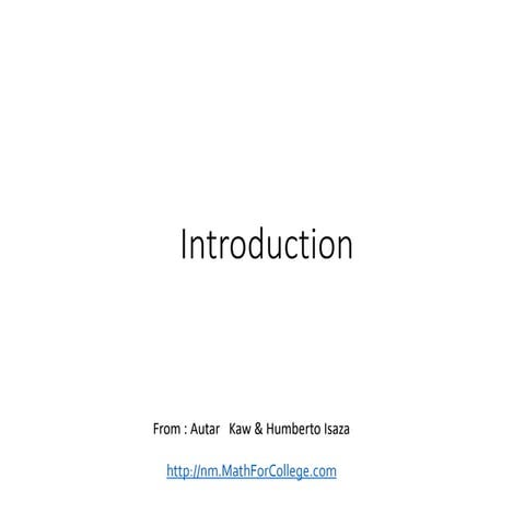 Introduction to Matrix 