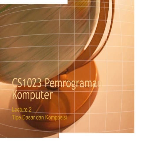 Pemrograman Komputer - 2 | PPT