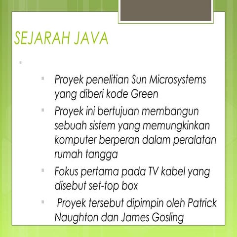 Sejarah Java