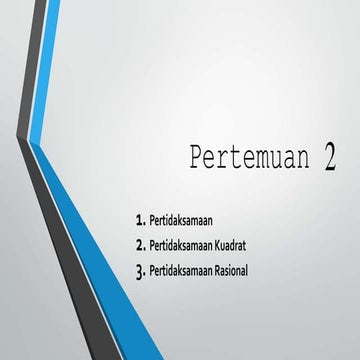 Pertemuan 2 | PPT