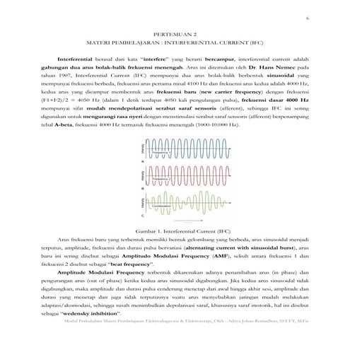 Modul : Interferential Current | PDF